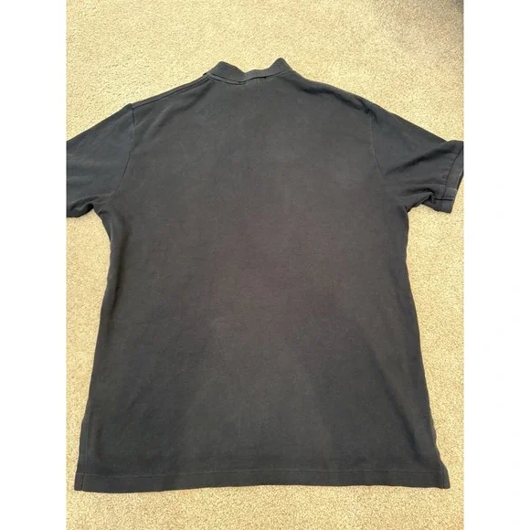 Polo Ralph Lauren Polo Shirt Mens Large Black Red Pony Short Sleeve Classic Fit - Picture 4 of 6